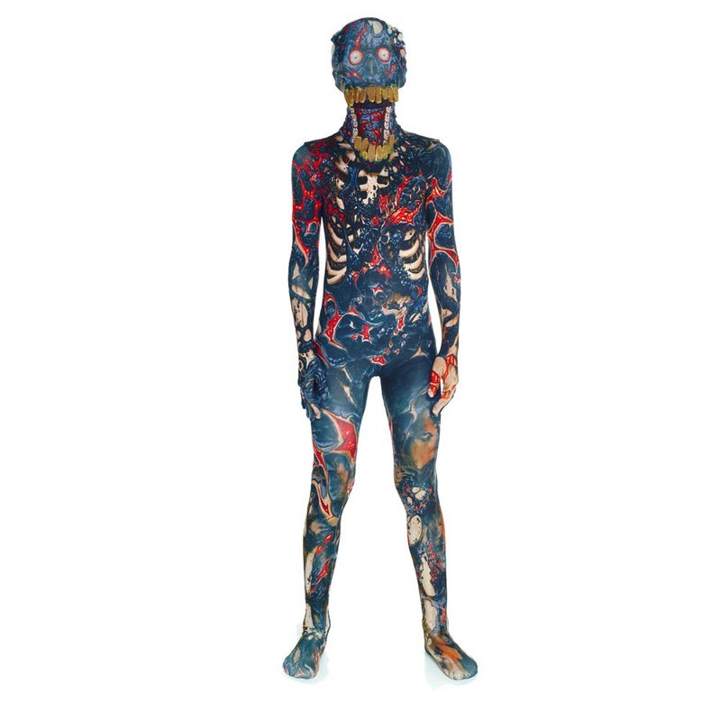 Morphsuits Kids Burnt Zombie Monster Costume - Medium 3'6-3'11 / 8-10 Years - Image 3